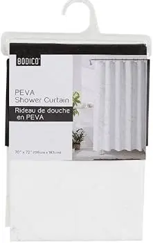 BODICO SHOWER LINER HEAVY DUTY 72"X72" 