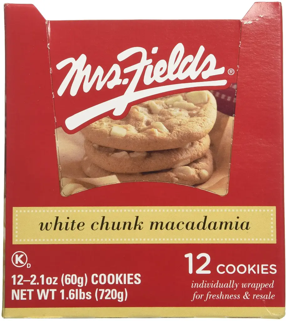 MRS. FIELDS WHITE MACADAMIA COOKIES 12CT/720G