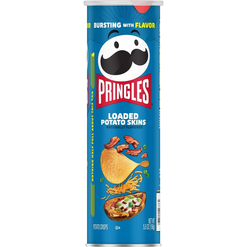 PRINGLES LOADED POTATO SKINS 158G (US)