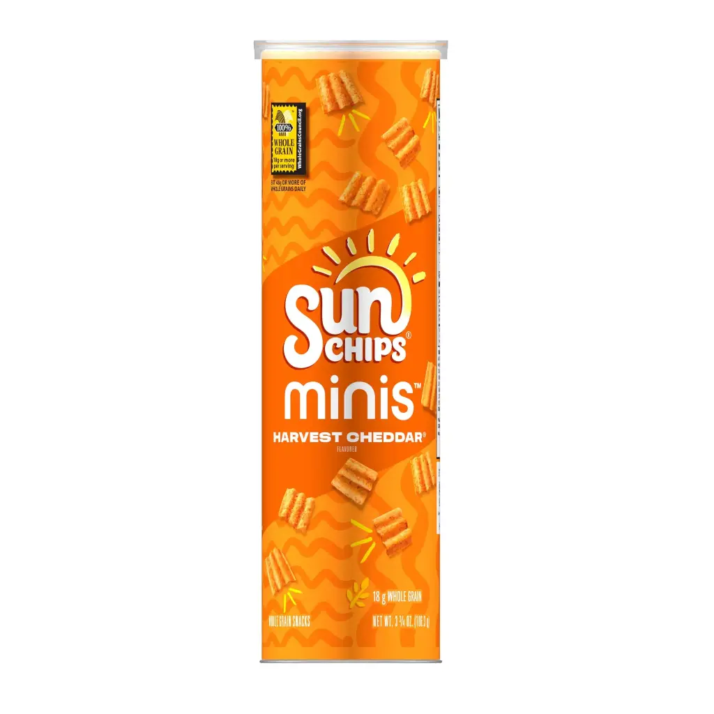 SUN CHIPS MINIS HARVEST CHEDDAR 106G