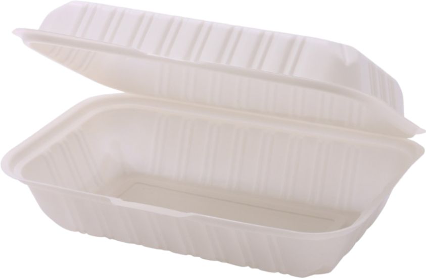 RITEPAK 8X8 HINGED WHITE CONTAINER 150PK