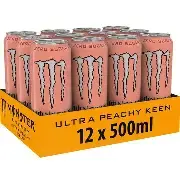 MONSTER PEACH 473ml 12CT (CAN) 