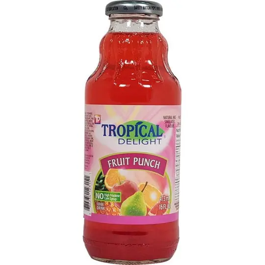 TROPICAL DELIGHT FRUIT PUNCH 473ML/12CT