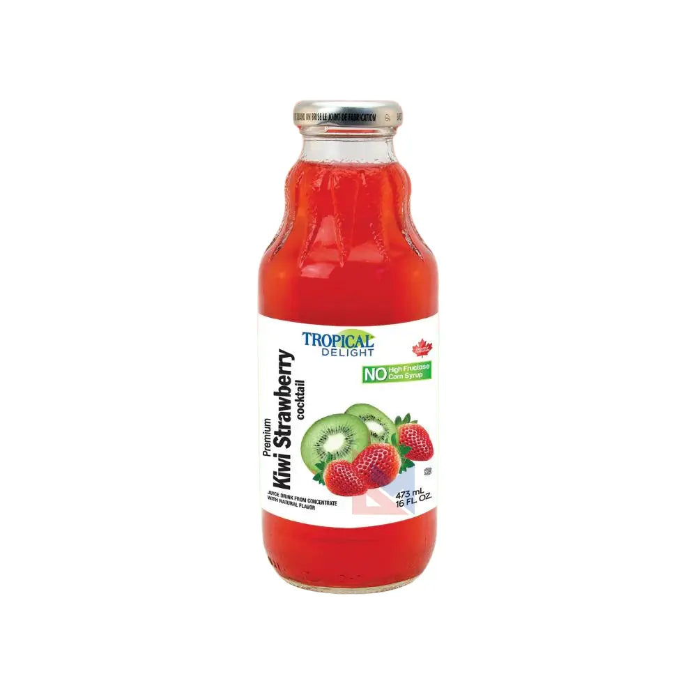 TROPICAL DELIGHT STRAWBERRY KIWI 473ML/12CT