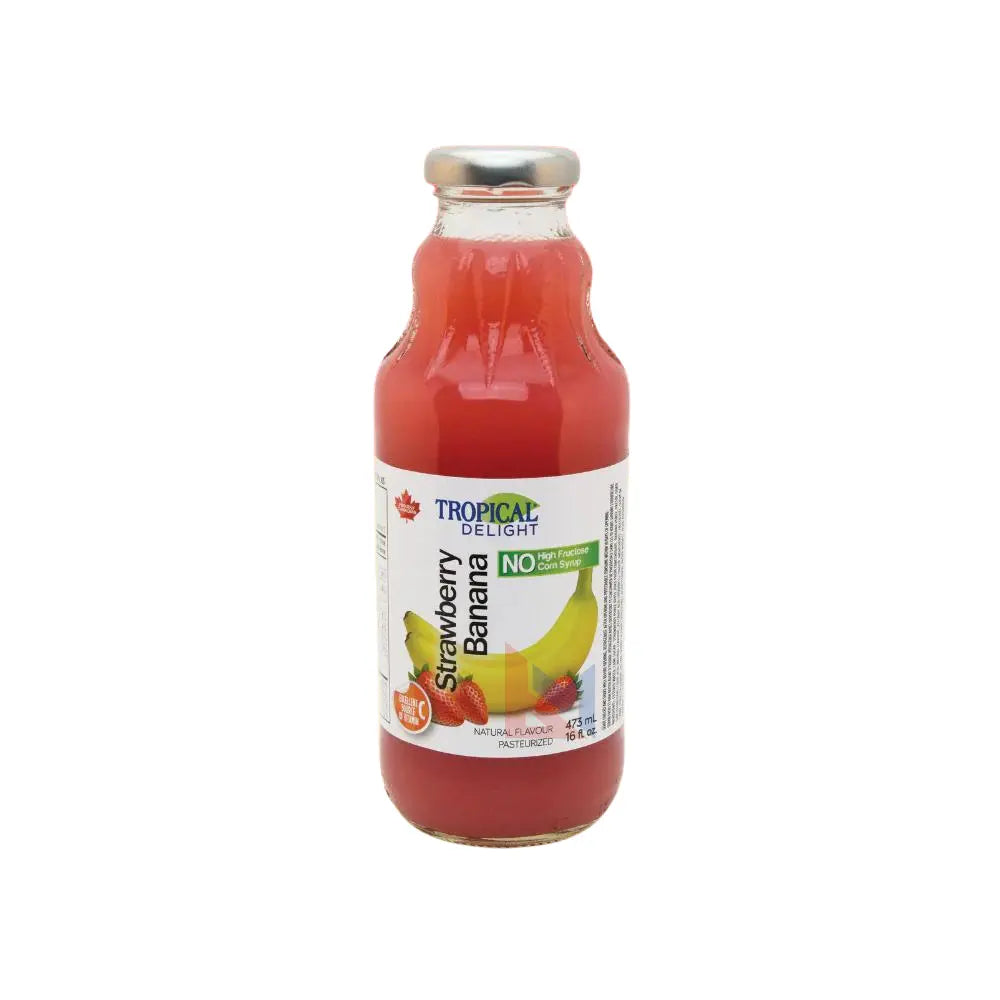 TROPICAL DELIGHT STRAWBERRY BANANA 473ML/12CT