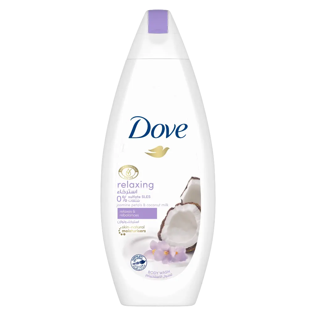 DOVE BODY WASH JASMINE & COCONUT 450ML