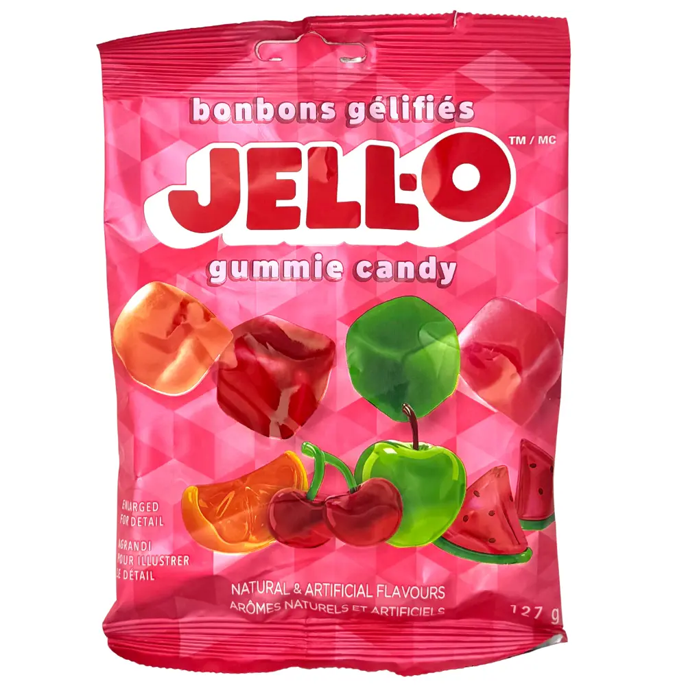 JELL-O BONBONS CUBES GUMMY 127G