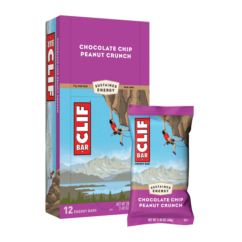 CLIF BAR CHCO CHIP PEANUT 68G/12CT