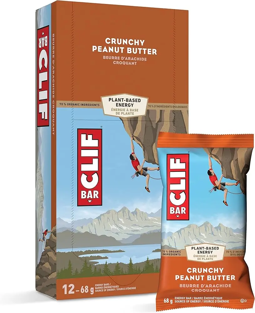 CLIF CRUNCHY PEANUT BUTTER 68G/12CT