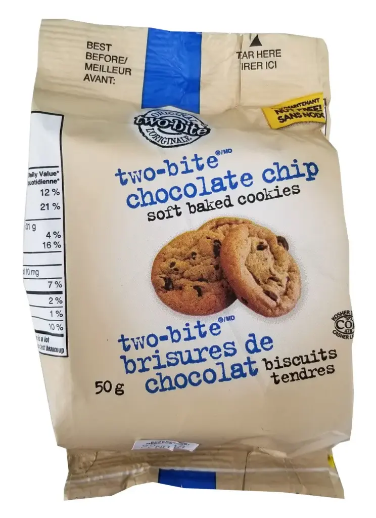 TWO BITE CHOCO CHIP 50G