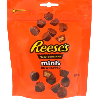 REESE'S MINIS UNWRAPPED POUCH 120G