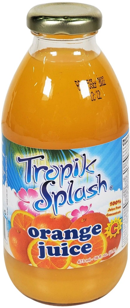 TROPIK SPLASH ORANGE JUICE 473ML/12CT