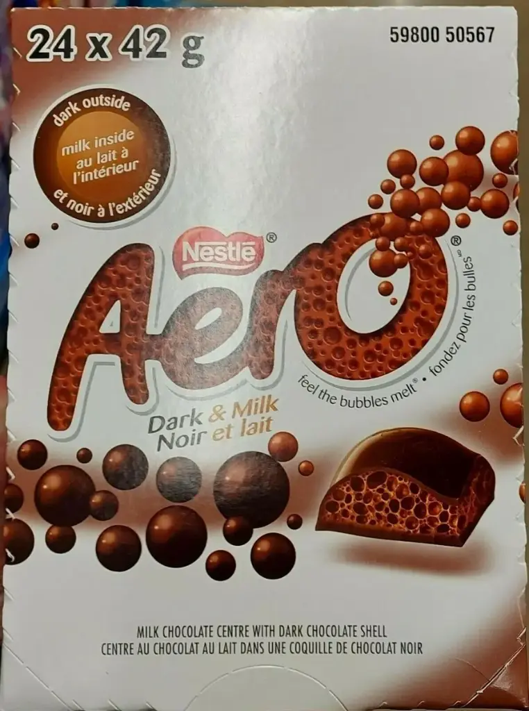 AERO DARK & MILK BAR 42G 24/CT 