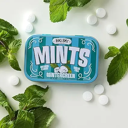 BIG SKY WINTERGREEN MINTS 50G/6CT