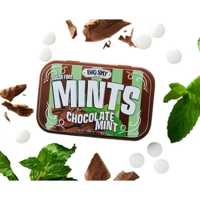 BIG SKY CHOCOLATE MINTS 50G/6CT