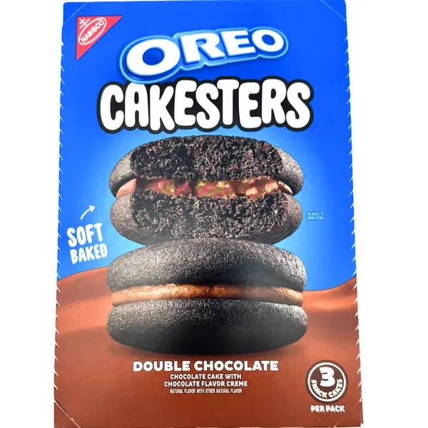 OREO CAKESTERS DOUBLE CHOCOLATE 86G/8CT