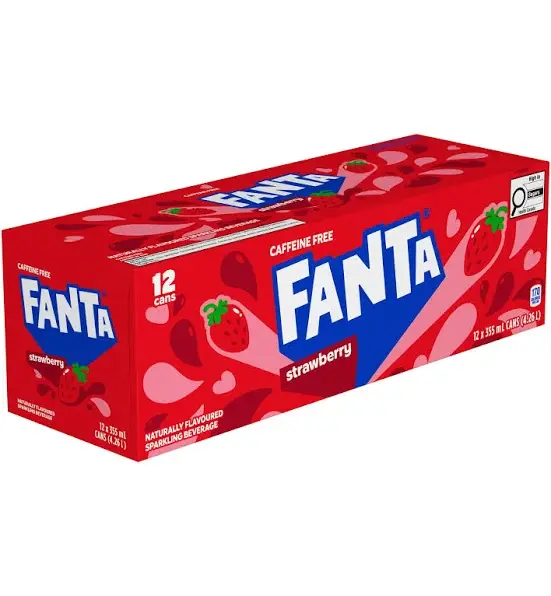 FANTA STRAWBERRY CAN 355ML /12CT (CAN)