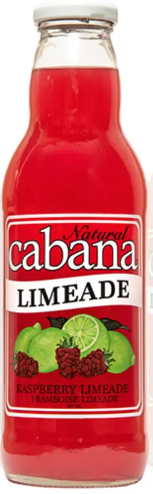 CABANA NATURAL RASPBERRY LIMEADE 591ML/12CT 
