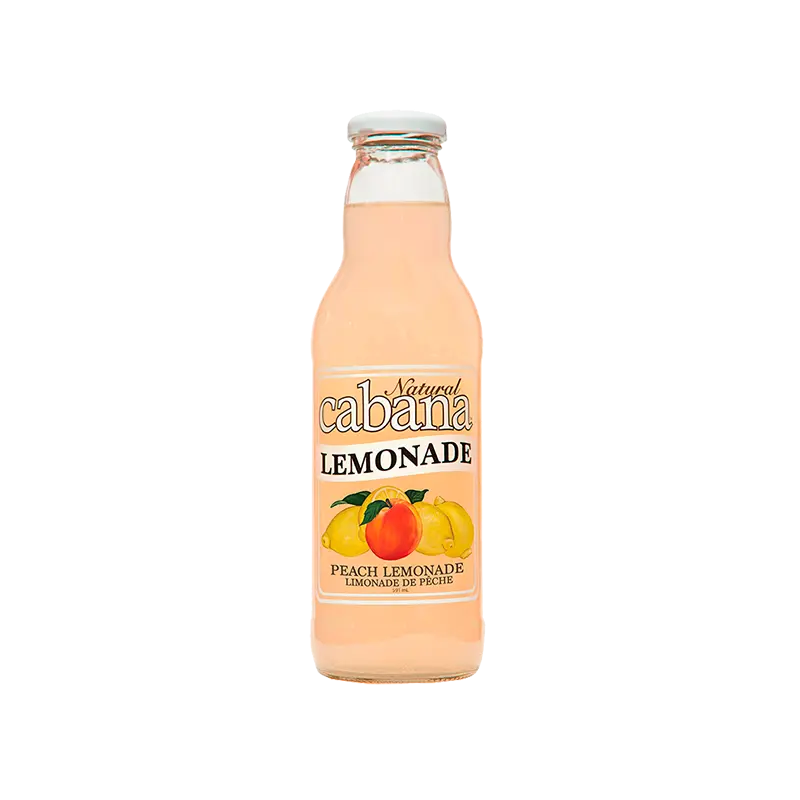 CABANA NATURAL PEACH LEMONADE 591ML/12CT 