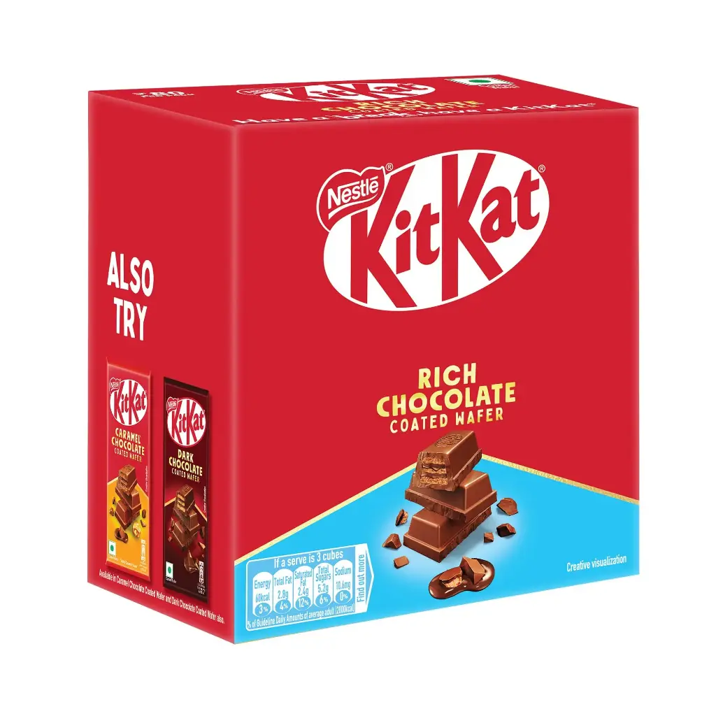KITKAT RICH CHOCO COATED WAFER 64G/12CT (INDIA) 