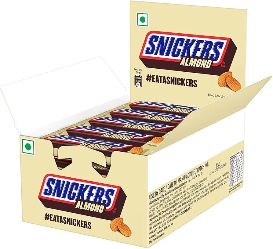 SNICKERS ALMOND 54G/15CT (INDIA)