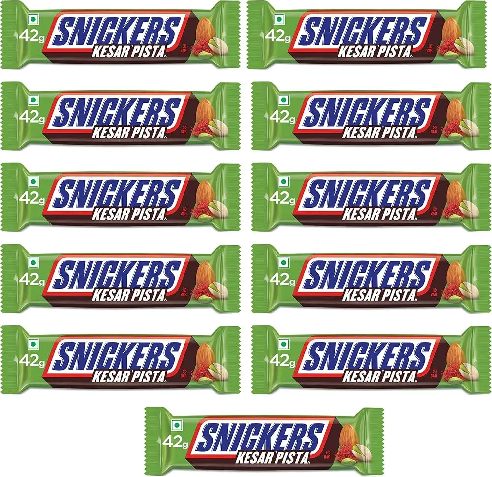 SNICKERS KESAR PISTA 54G/15CT (INDIA)