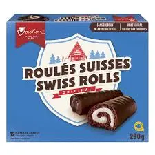 VACHON SWISS ROLLS ORIGINAL 290G / 12CT