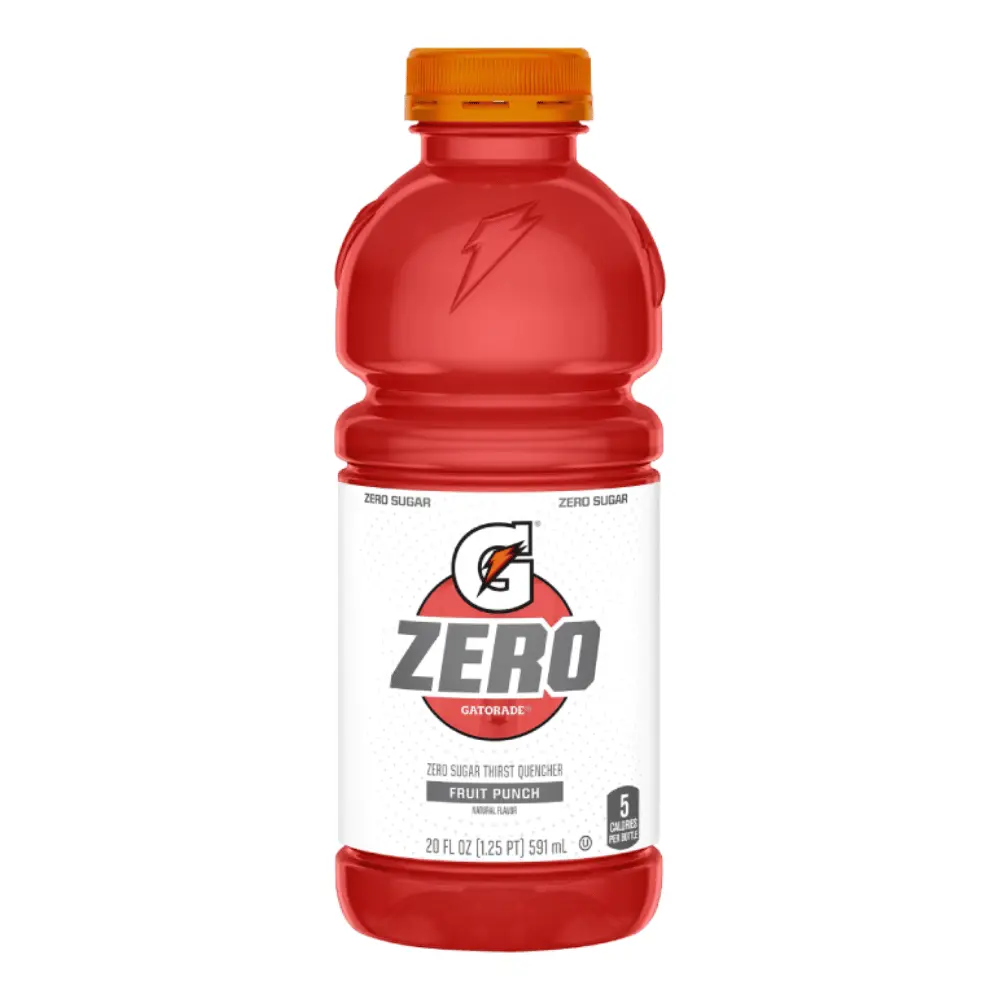 G ZERO BOTTLE FRUIT PUNCH 591ML   