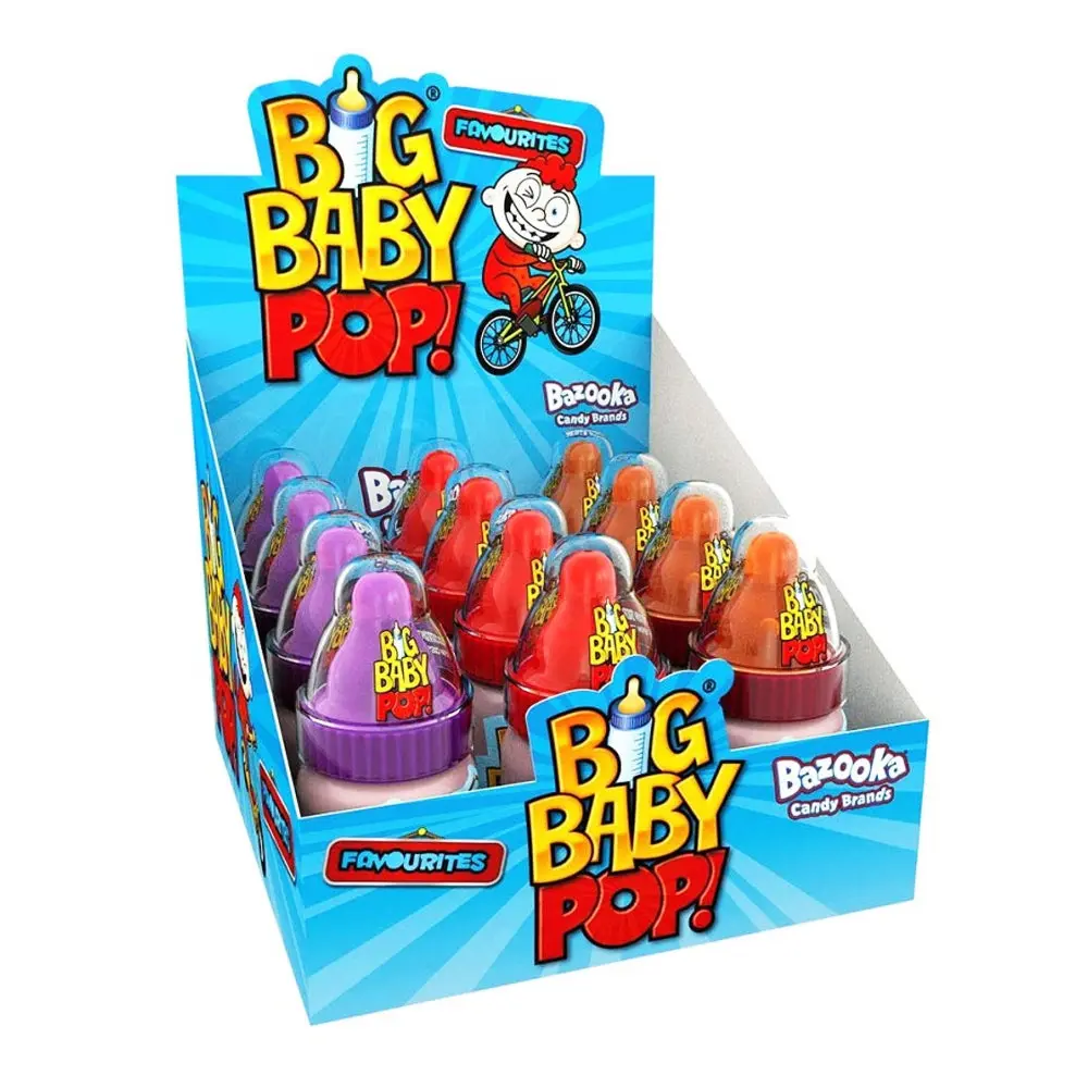 BAZOOKA BIG BABY POP FAVOURITES 32G/12CT (UK)