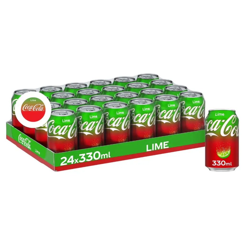 COCA COLA LIME CANS 330ML/24CT (UK)