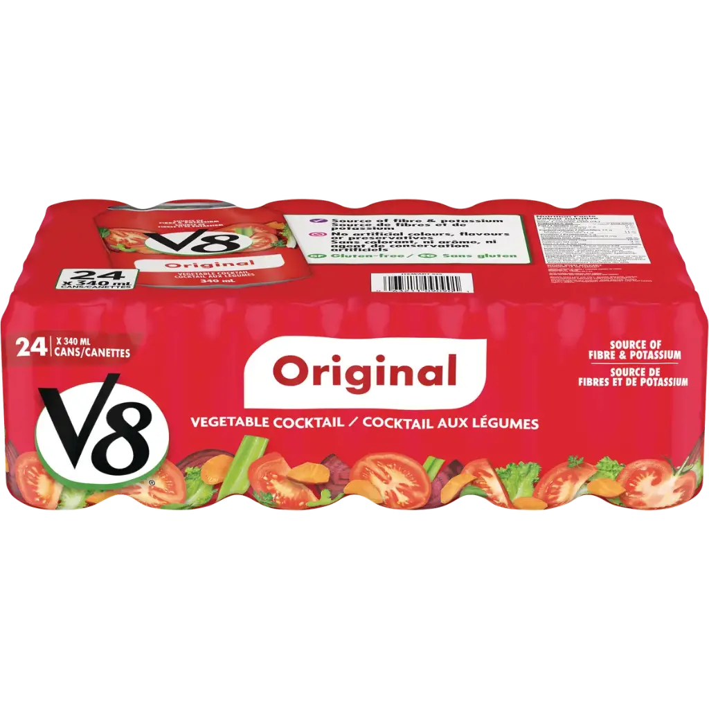 V8 VEGETABLE COCKTAIL ORIGINAL 340ML/24CT