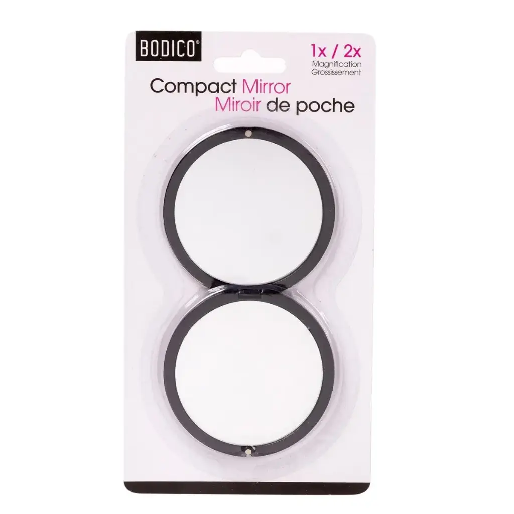 BODICO DOUBLE SIDED HAND MIRROR 
