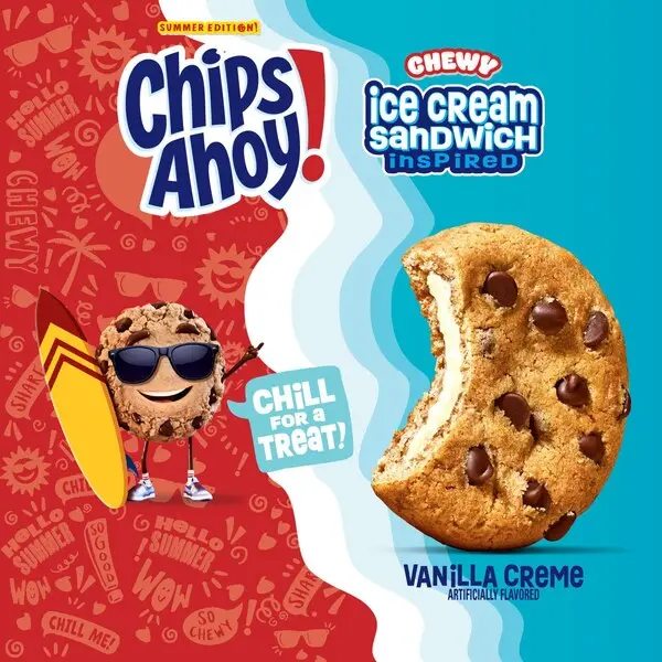 CHIPS AHOY CHEWY ICE CREAM SANDWICH INSPIRED 281G