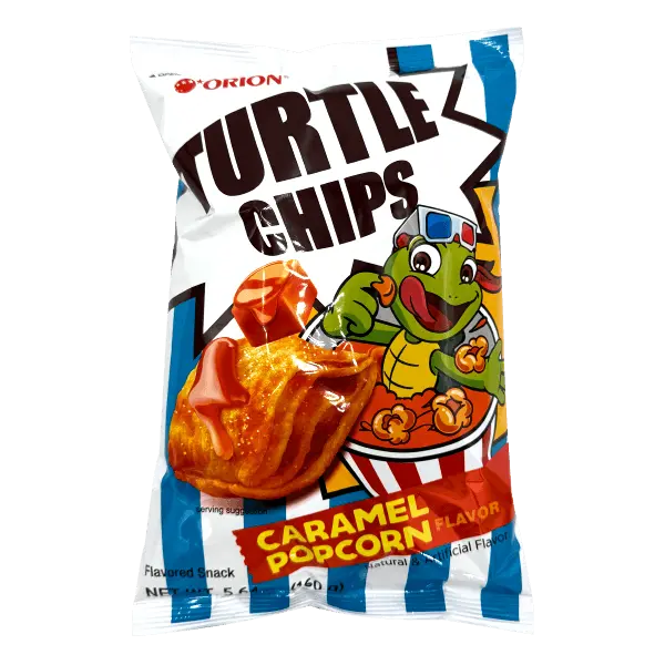 ORION TURTLE CHIPS CARAMEL POPCORN 160G  