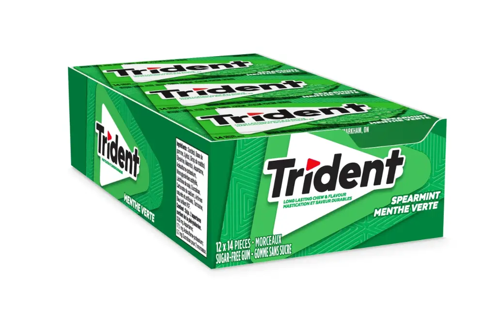 TRIDENT SUPERPACK SPEARMINT /12X14PCS 