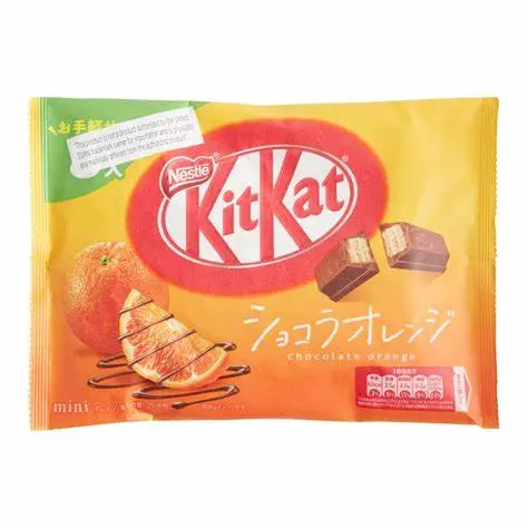 KITKAT ORANGE CHOCOLATE WAFER MINI BAR 10CT