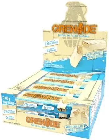 GRENADE WHITE CHOCOLATE COOKIE 60G/12CT