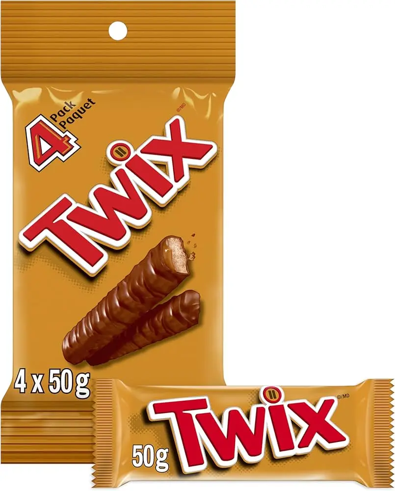 TWIX BAR REGULAR 50G / 4PK