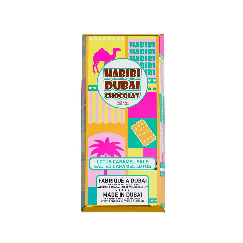 HABIBI DUBAI SALTED CARAMEL CHOCOLATE 200G