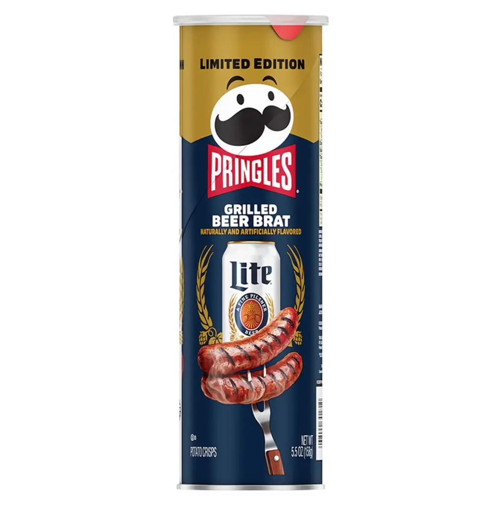 PRINGLES GRILLED BEER BRAT 158G (US)