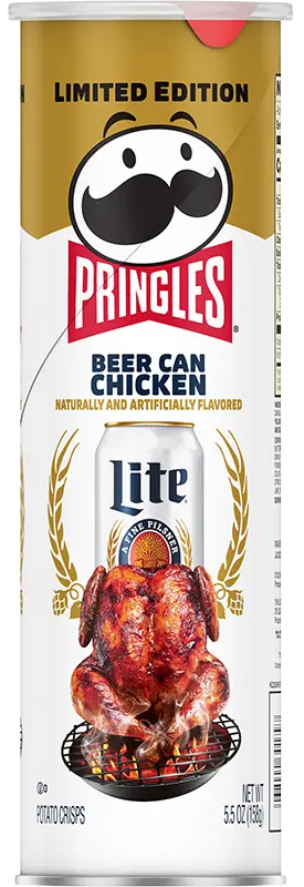 PRINGLES BEER CAN CHICIKEN 158G (US)