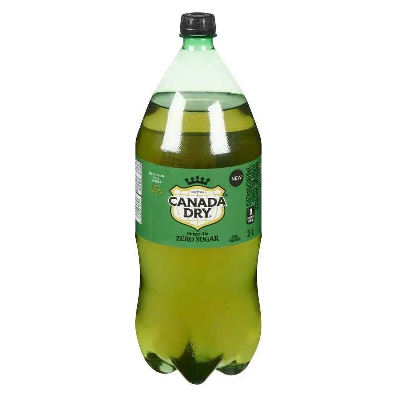 CANADA DRY GINGER ALE ZERO SUGAR BTL 2L 