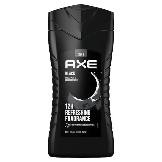 AXE 3 IN 1 WASH BLACK 250ML 