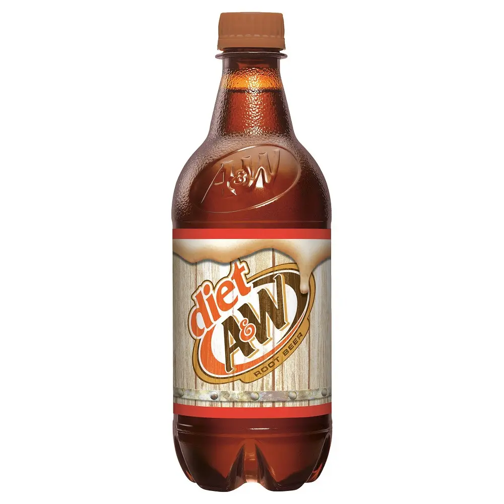 A&W DIET ROOT BEER ZERO BTL 591ML