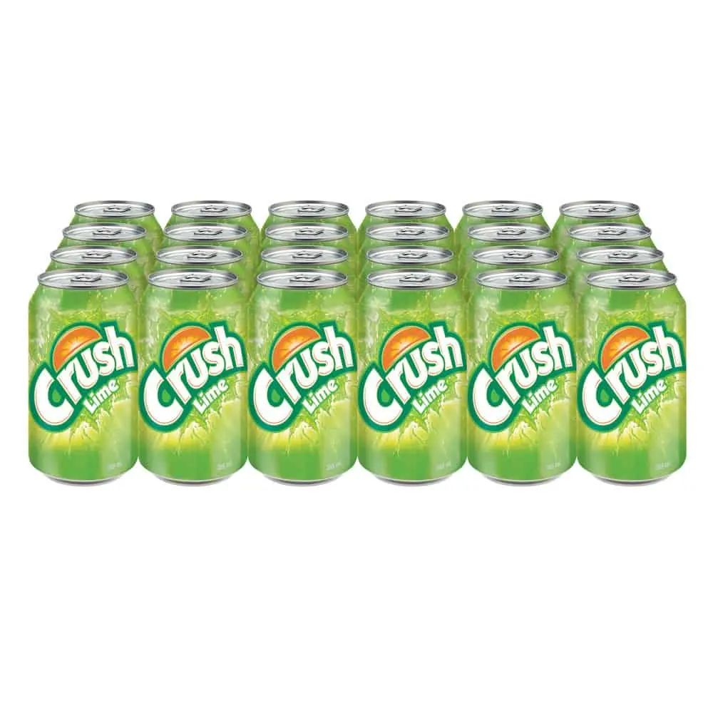 CRUSH LIME CANS 24PK/355ML 