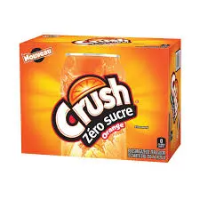 CRUSH ZERO ORANGE 12CT/355ML