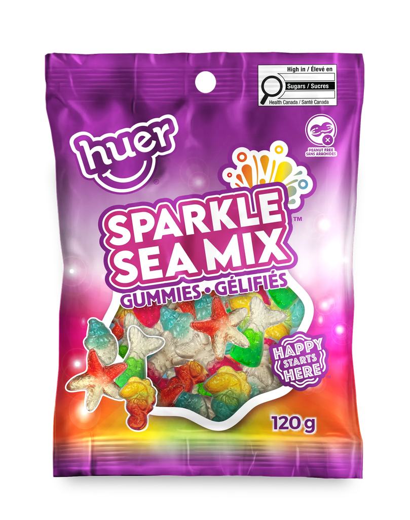 HUER SPARKLE SEA MIX GUMMIES 75G