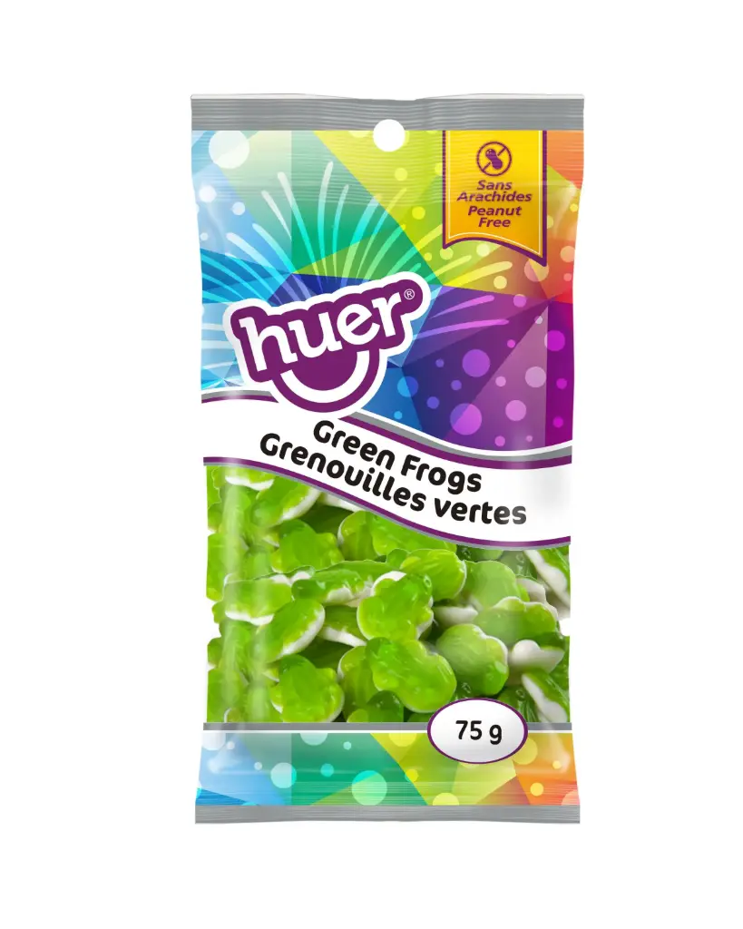 HUER GREEN FROGS GUMMIES 75G