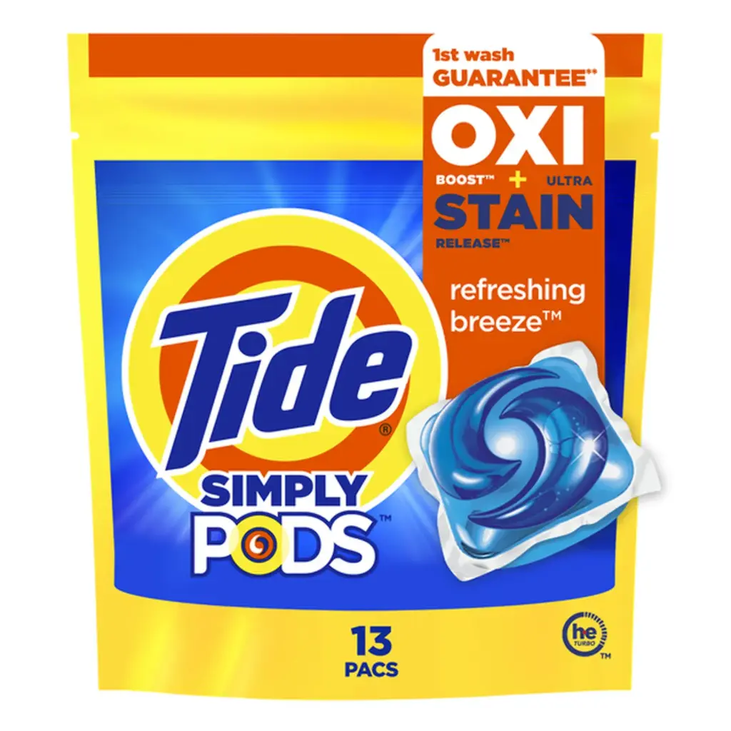 TIDE PODS SIMPLY REFRESHING BREEZ /13CT  