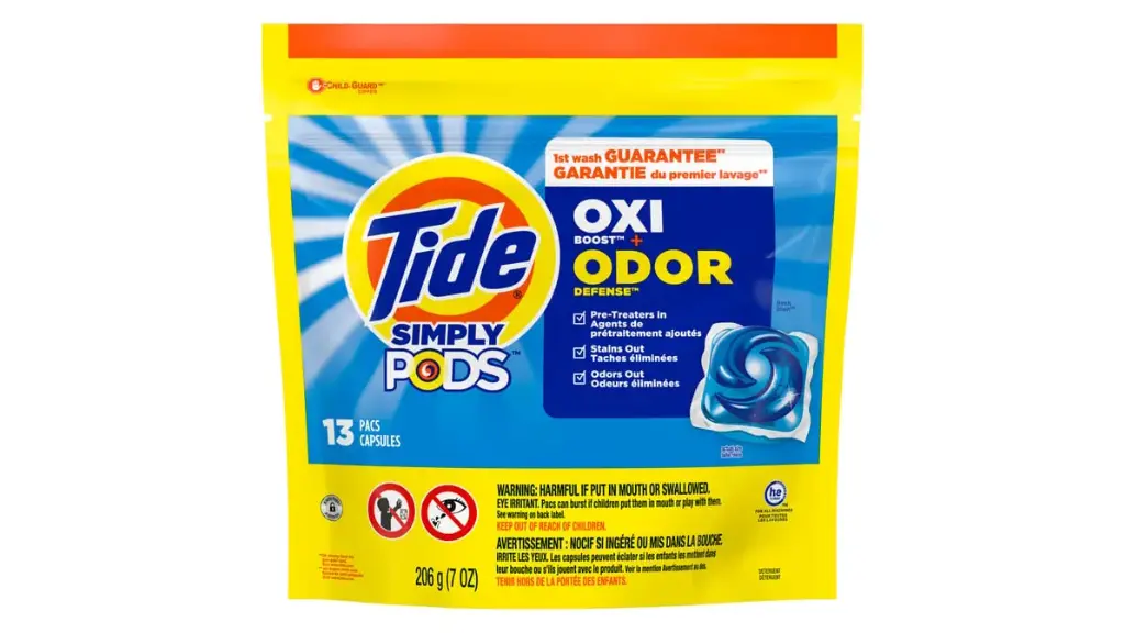 TIDE PODS SIMPLY FRESH LINEN /13CT   
